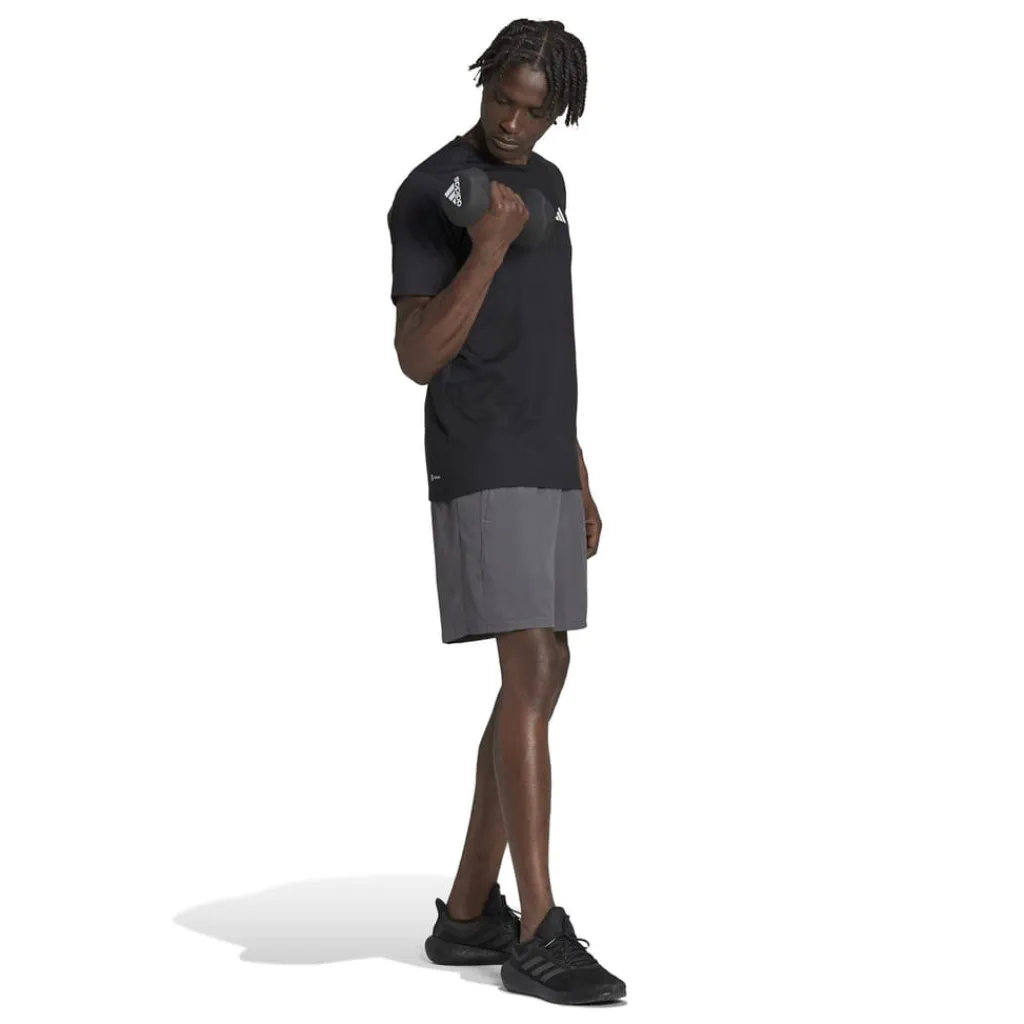 Fitness And Gym Shorts|Fitness And Gymwear*adidas Mens Train Essentials Woven Training Shorts in Grey