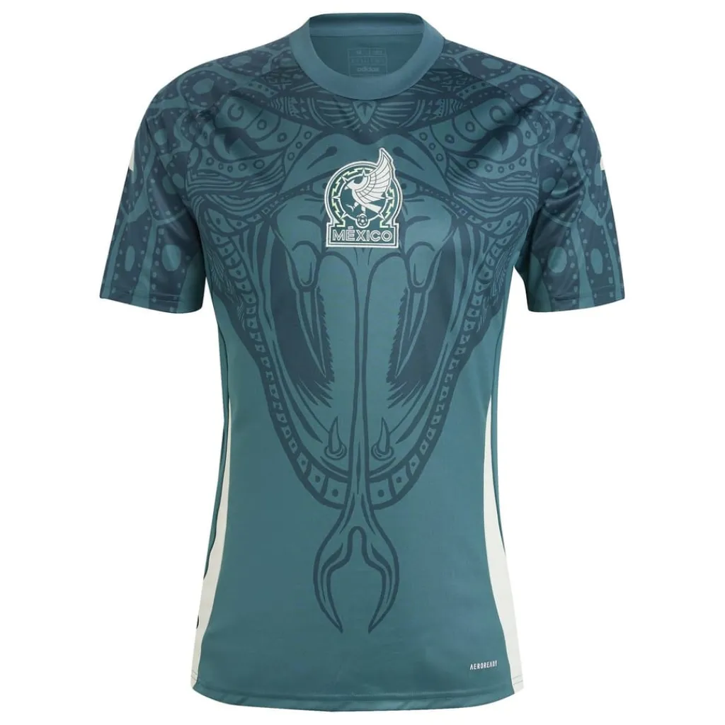 Football And Rugby Clothing*adidas Mexico Pre Match Shirt 2024 Adults in Green