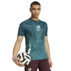 Football And Rugby Clothing*adidas Mexico Pre Match Shirt 2024 Adults in Green