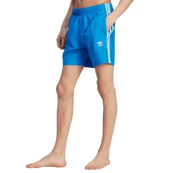 Shorts*adidas Originals Adicolor 3-Stripes Swim Shorts in Blue