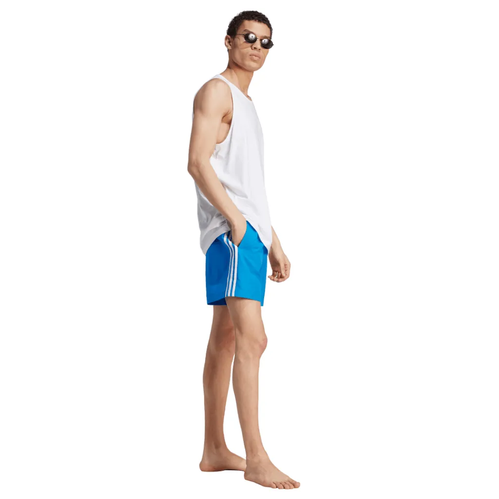Shorts*adidas Originals Adicolor 3-Stripes Swim Shorts in Blue