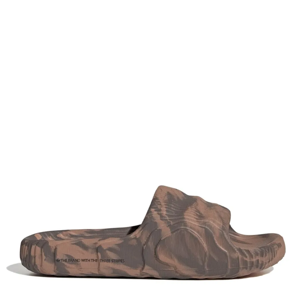 Beach Shoes*adidas Originals Adilette 22 Slide Sandals in Brown