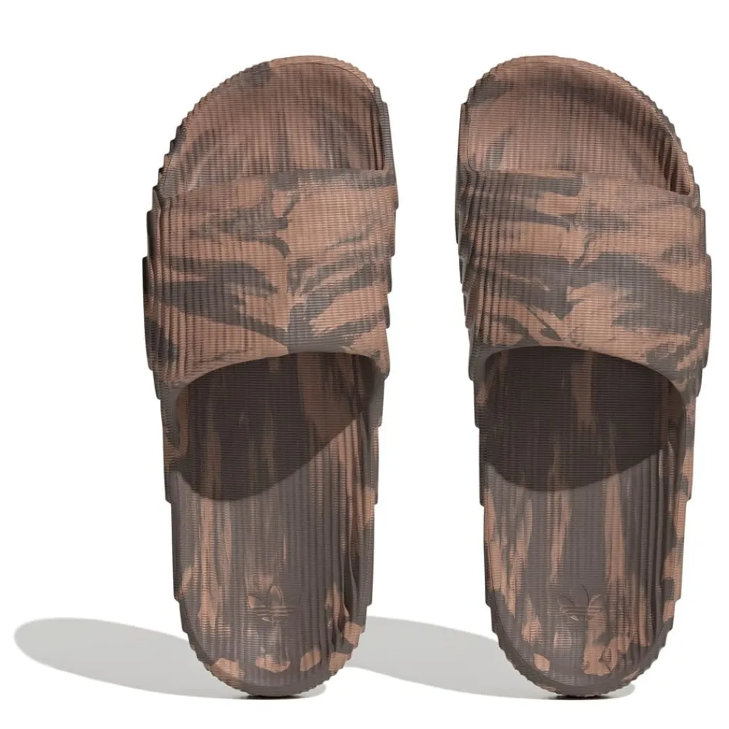 Beach Shoes*adidas Originals Adilette 22 Slide Sandals in Brown