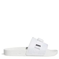 Beach Shoes*adidas Originals Adilette Pouch Sliders in White