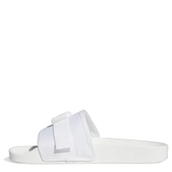 Beach Shoes*adidas Originals Adilette Pouch Sliders in White