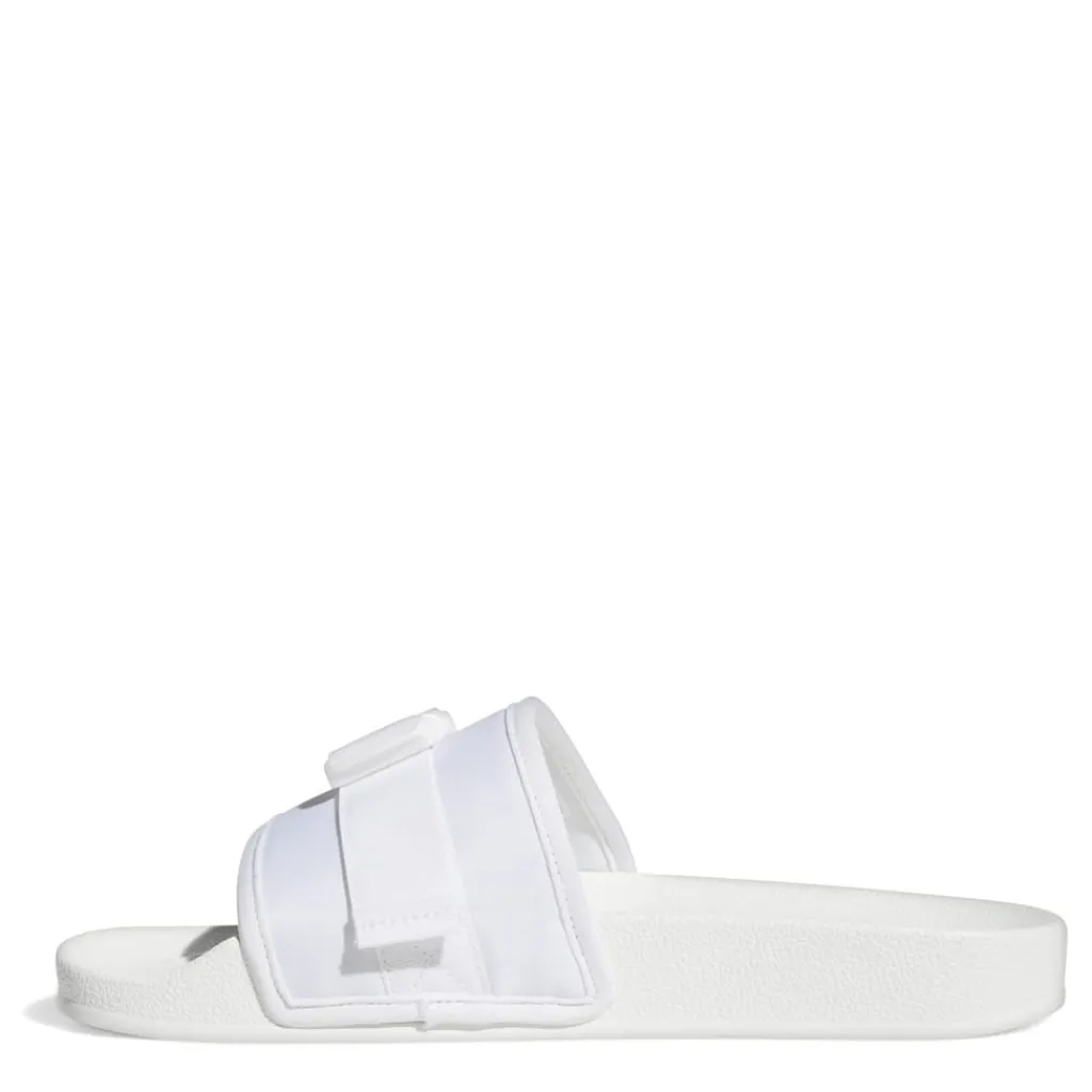 Beach Shoes*adidas Originals Adilette Pouch Sliders in White