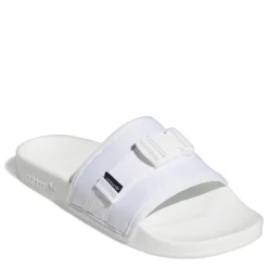 Beach Shoes*adidas Originals Adilette Pouch Sliders in White