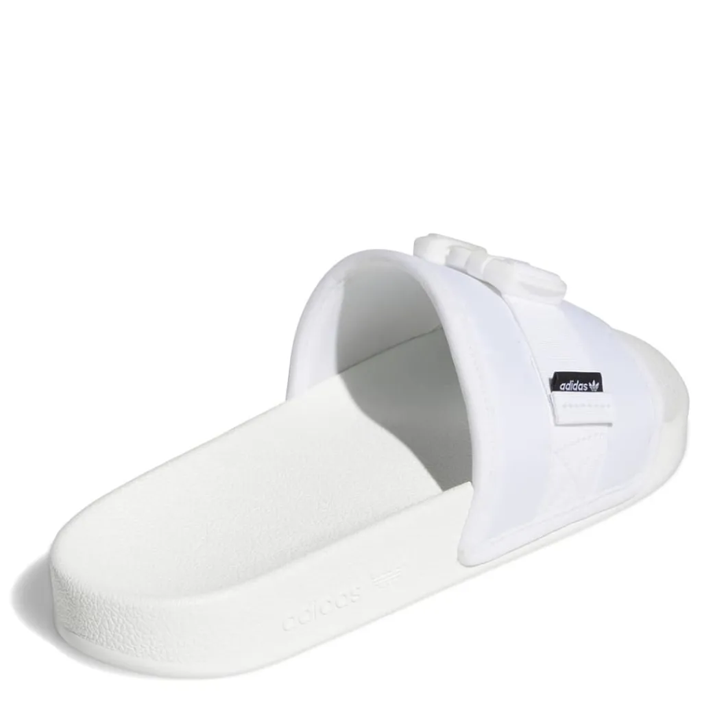 Beach Shoes*adidas Originals Adilette Pouch Sliders in White