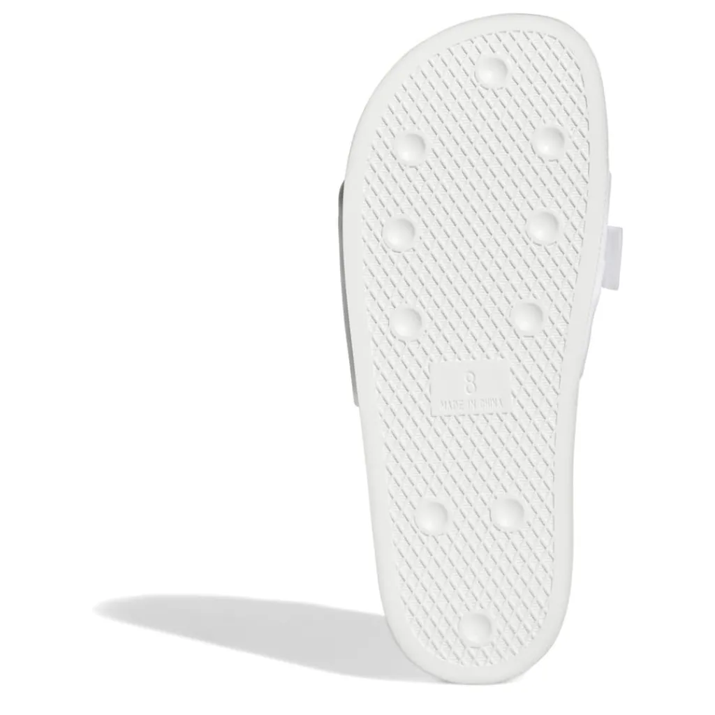 Beach Shoes*adidas Originals Adilette Pouch Sliders in White