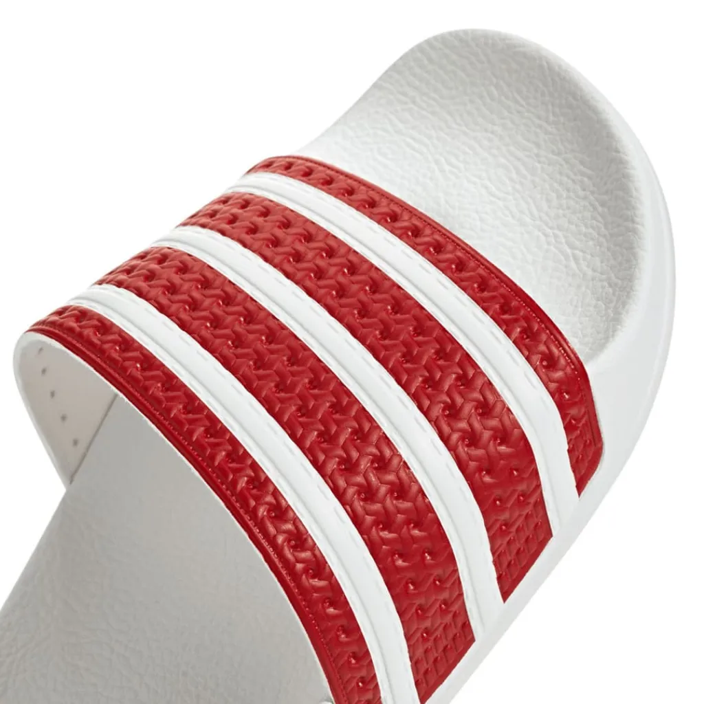 Beach Shoes*adidas Originals Adilette Slide Sandals in Red