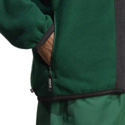 Sweatshirts*adidas Originals Adventure FC Full-Zip Polar Fleece Hoodie in Green