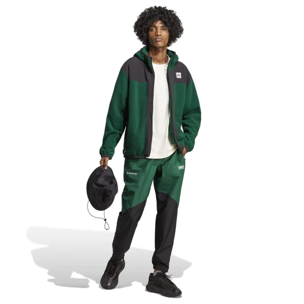 Sweatshirts*adidas Originals Adventure FC Full-Zip Polar Fleece Hoodie in Green