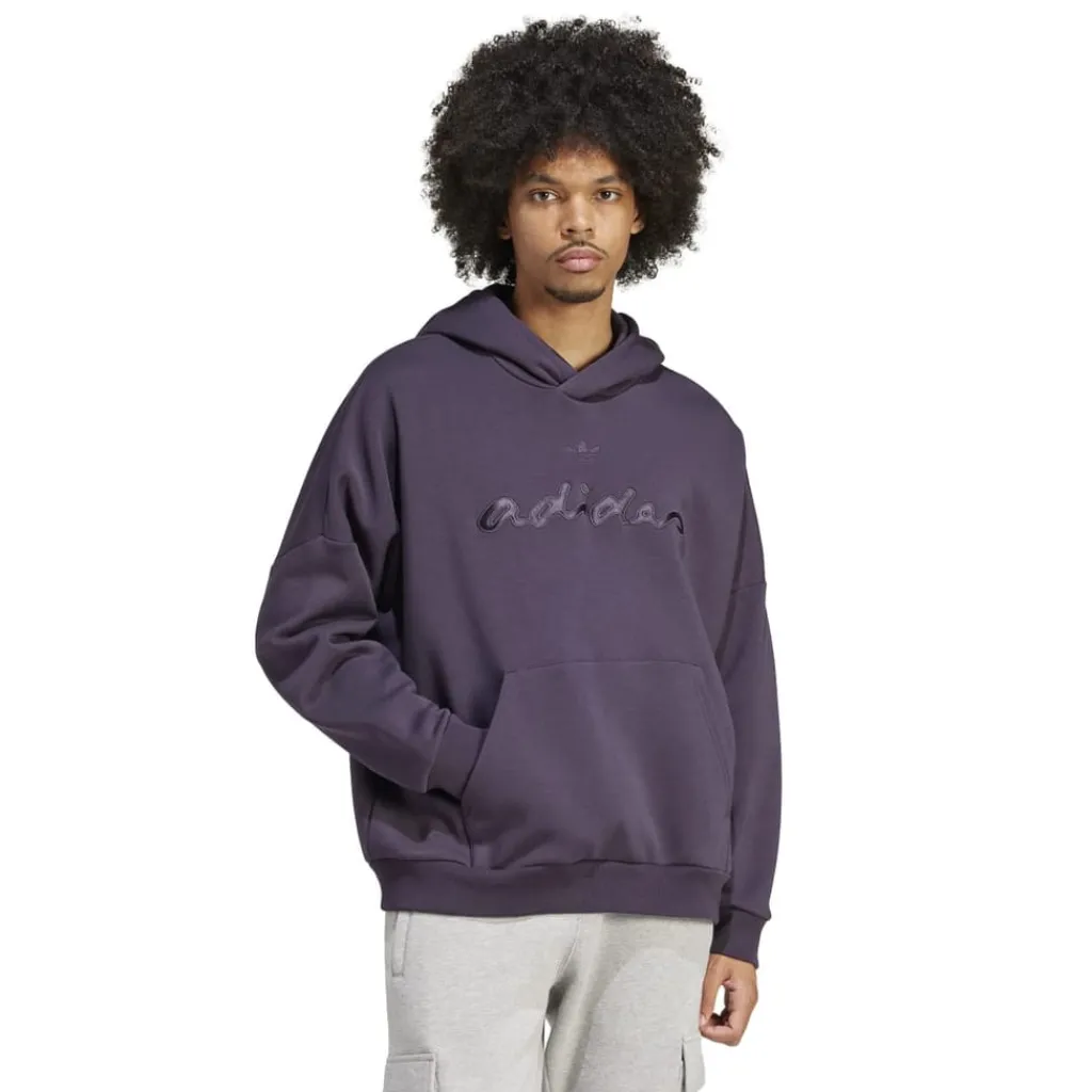 Sweatshirts*adidas Originals Applique Hoodie in Black