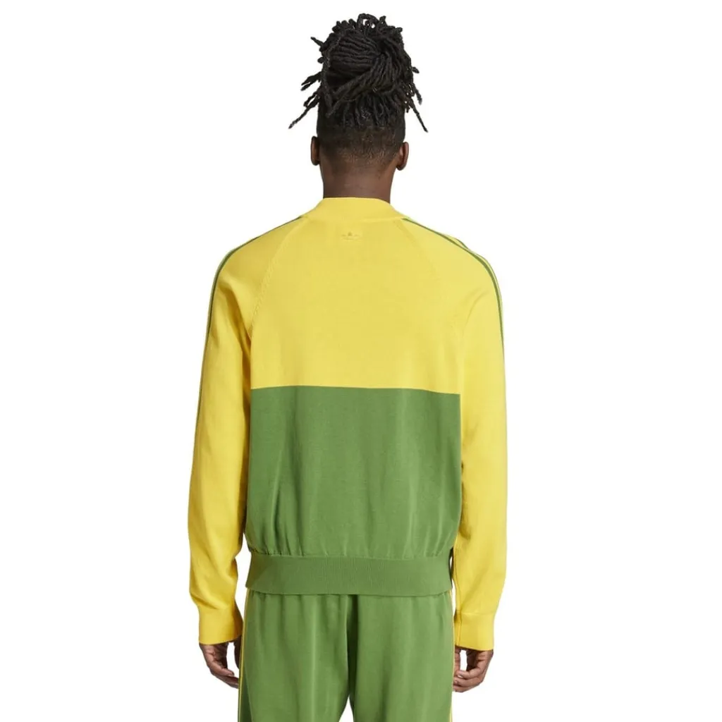 Tracksuits*adidas Originals By Wales Bonner New Knit Track Top in Green