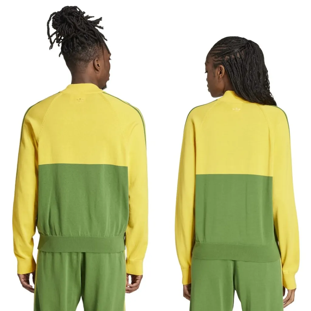 Tracksuits*adidas Originals By Wales Bonner New Knit Track Top in Green