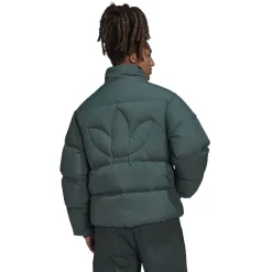 Coats And Jackets*adidas Originals Collared Neck Relaxed Fit Down Jacket in Green