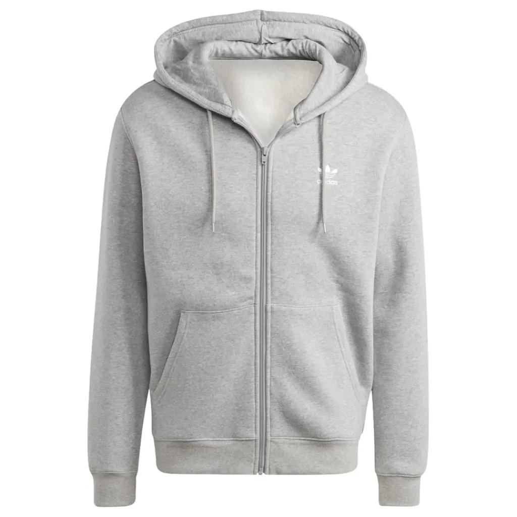 Hoodies*adidas Originals Ess FulL-Zipullover Hoodyy in Grey