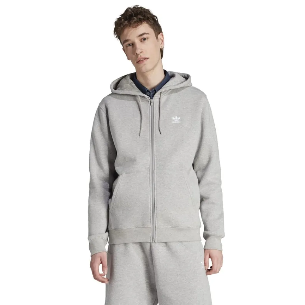 Hoodies*adidas Originals Ess FulL-Zipullover Hoodyy in Grey