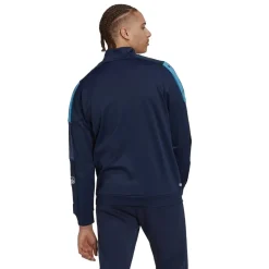 Tracksuits*adidas Originals Funnel Neck Regular Fit Athletic Tops in Blue