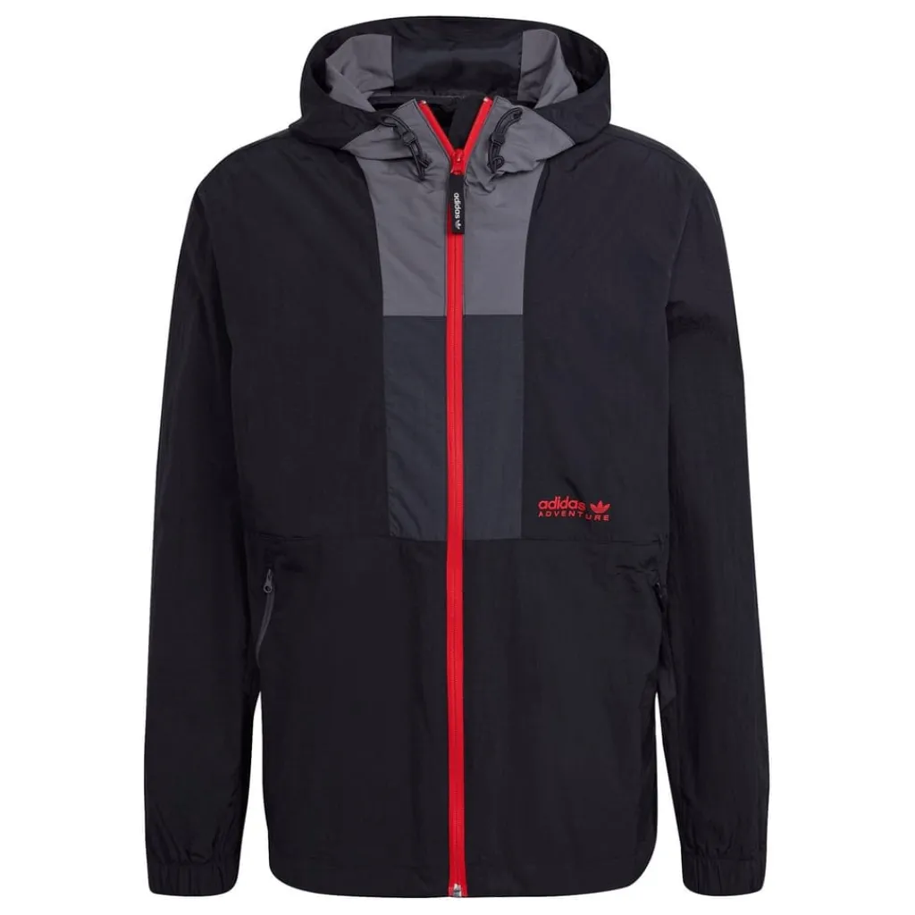 Tracksuits*adidas Originals Hooded Regular Fit Sweatshirt Top in Black
