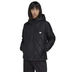 Coats And Jackets*adidas Originals Hooded Regular Fit Down Jacket in Black