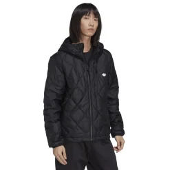 Coats And Jackets*adidas Originals Hooded Regular Fit Down Jacket in Black