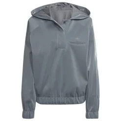 Sweatshirts*adidas Originals Hooded Relaxed Fit Long Sleeve Sweatshirt in Grey