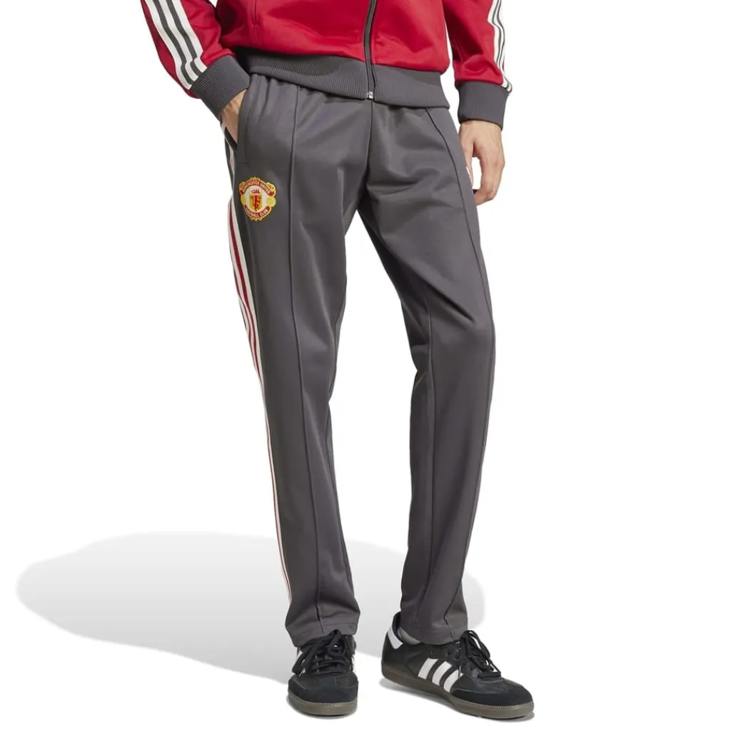 Trousers*adidas Originals Manchester United Beckenbauer Track Bottoms Adults in Black