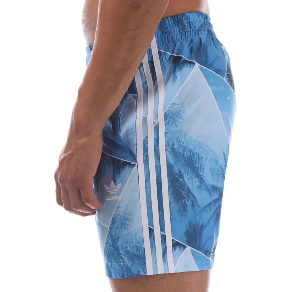 Shorts*adidas Originals Palm Swim Shorts in Navy