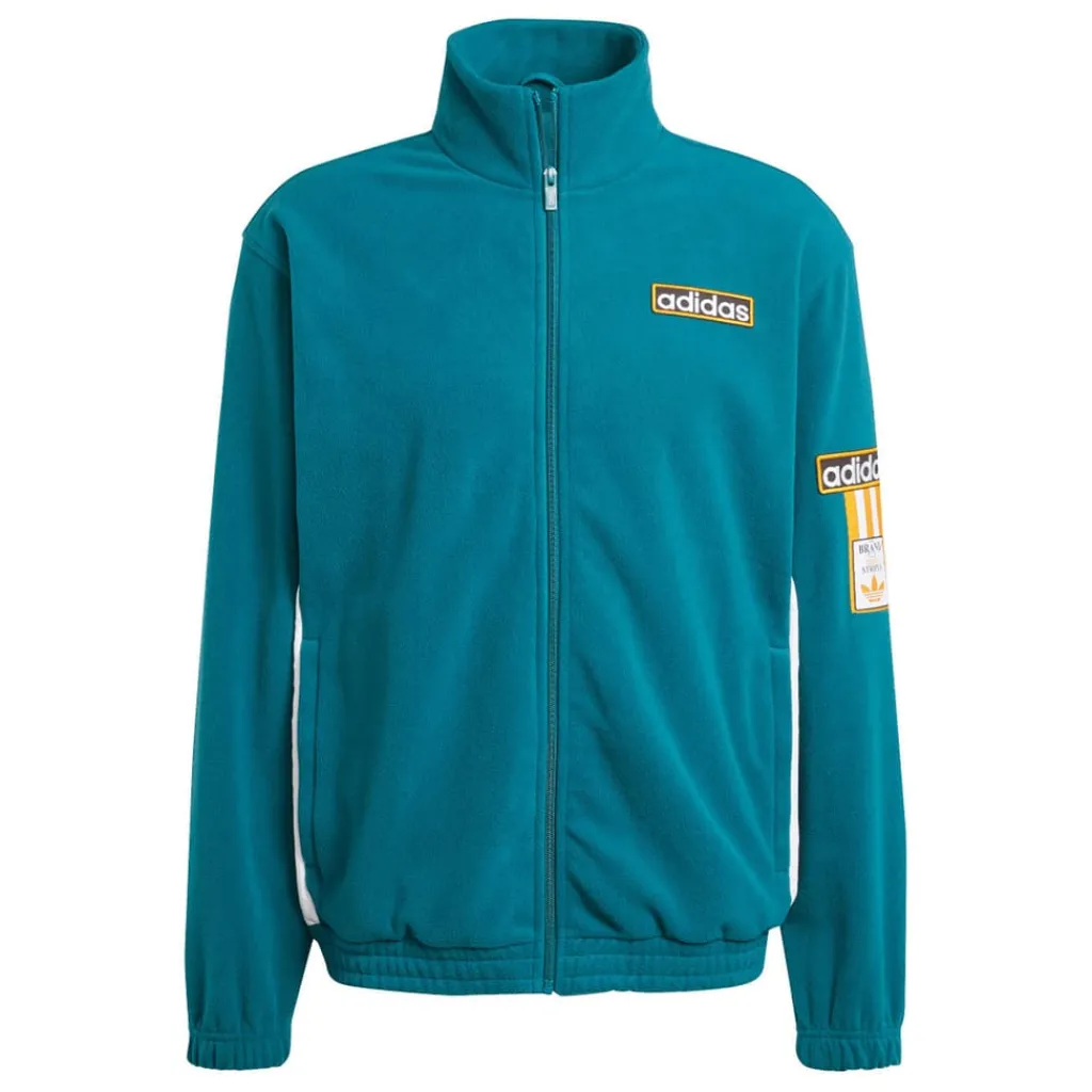 Tracksuits*adidas Originals Polar Fleece Adibreak Track Jacket in Teal