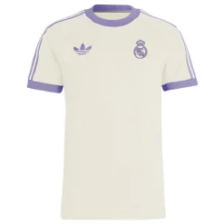 Football And Rugby Clothing*adidas Originals Real Madrid Adicolor Classics 3 Stripes T-Shirt Adults in Purple