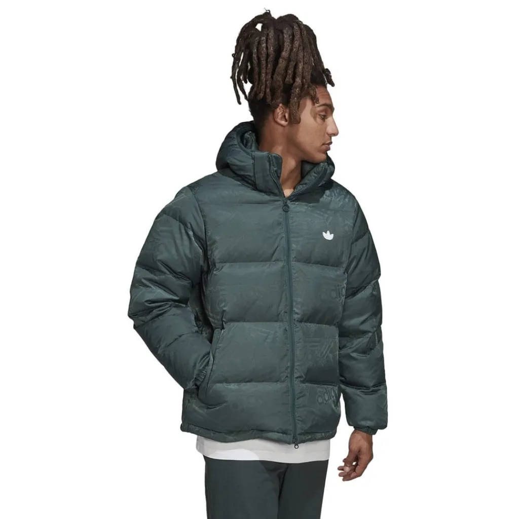 Coats And Jackets*adidas Originals Rekive Hooded Puffer Jacket in Grey