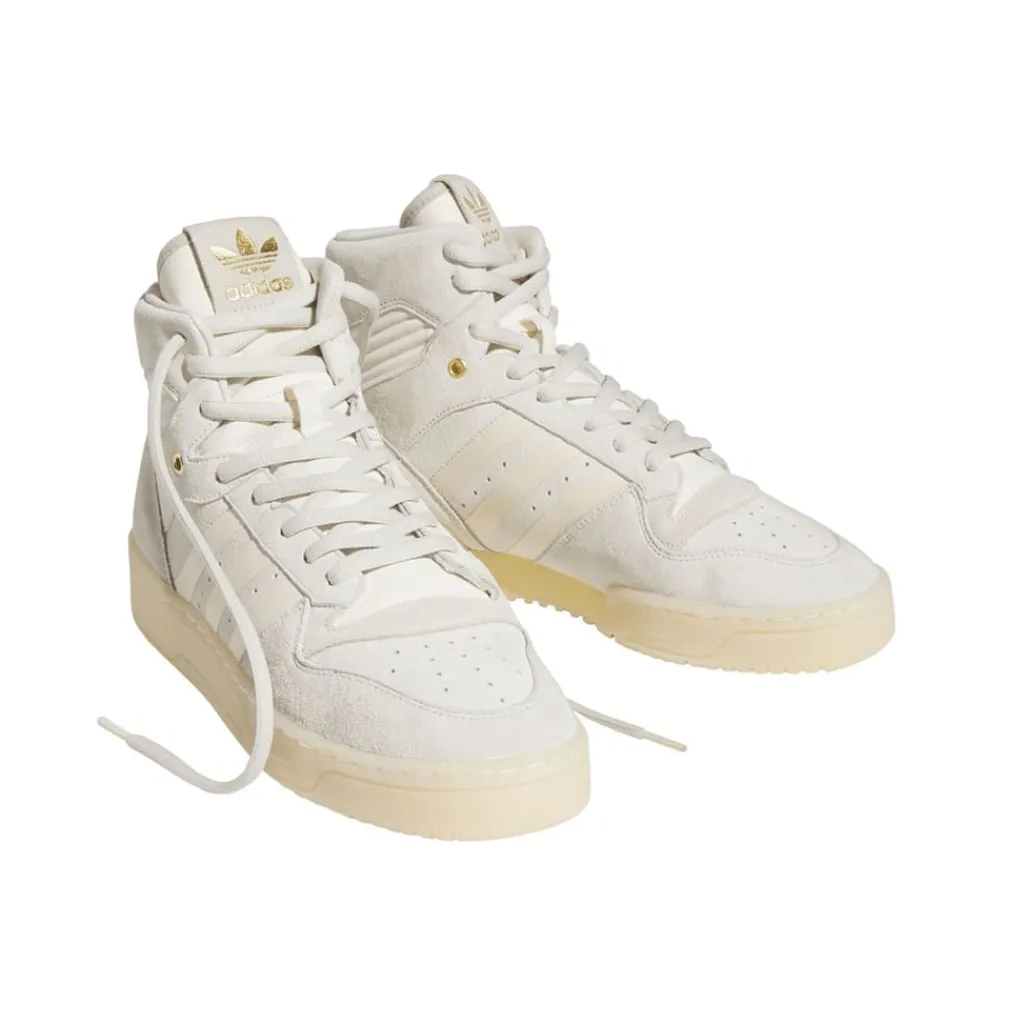 Trainers|Footwear*adidas Originals Rivalry Hi-Top Trainers in Off White