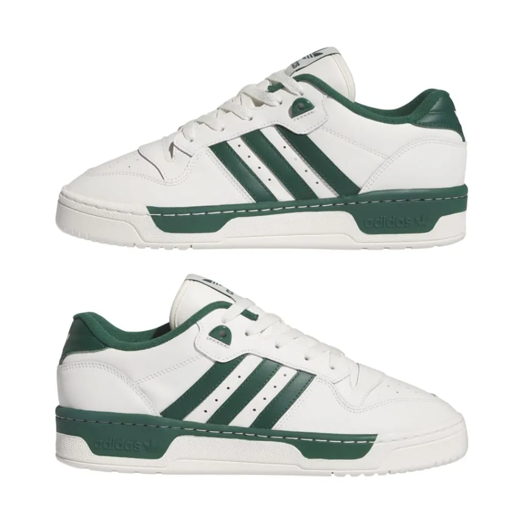 Trainers|Footwear*adidas Originals Rivalry Low Trainers in White Green