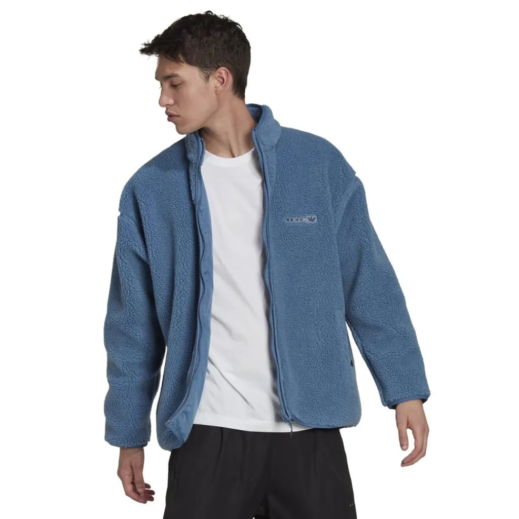 Sweatshirts*adidas Originals Sherpa Jacket in Blue