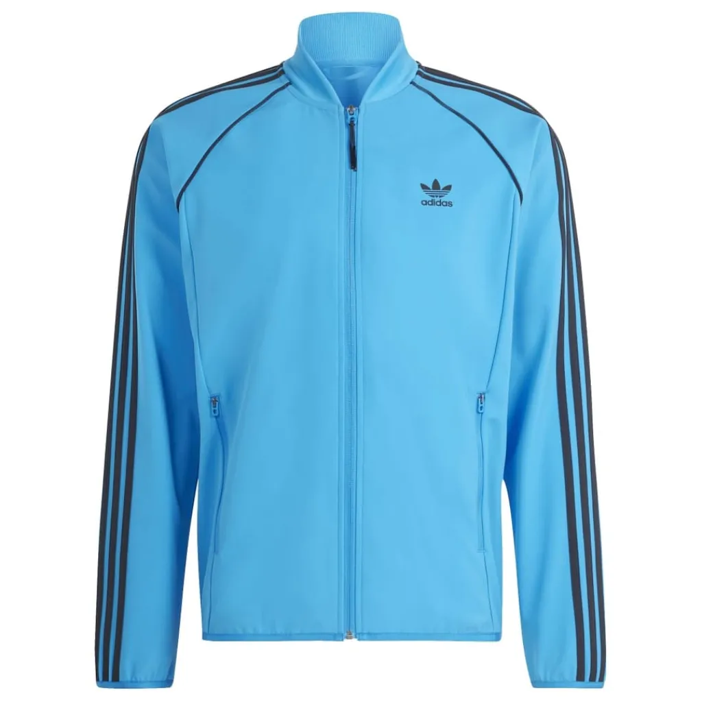 Tracksuits*adidas Originals SST Bonded Track Top in Blue