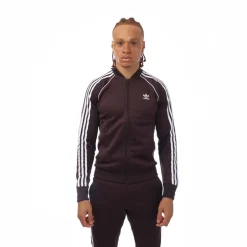 Tracksuits*adidas Originals SST Primeblue Track Top in Burgundy