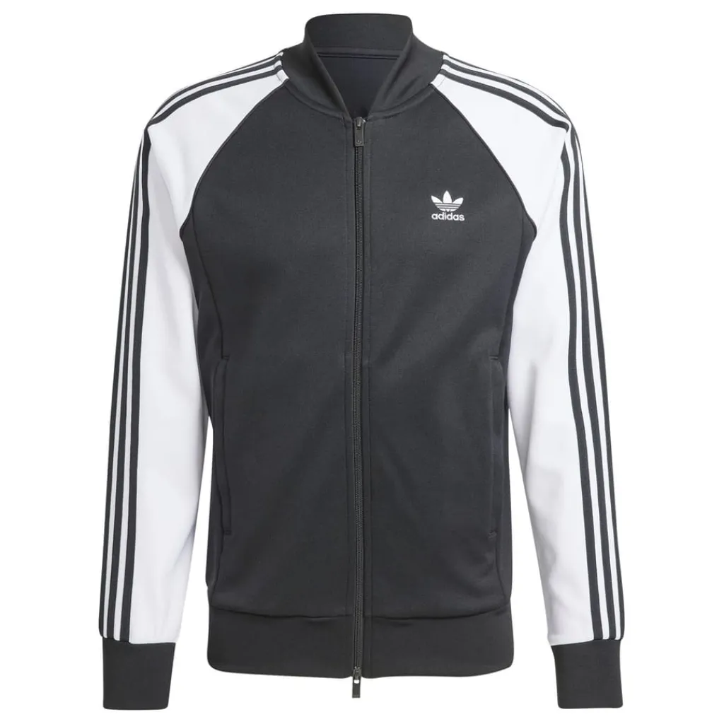 Tracksuits*adidas Originals SST Regular Fit Athletic Top in Black