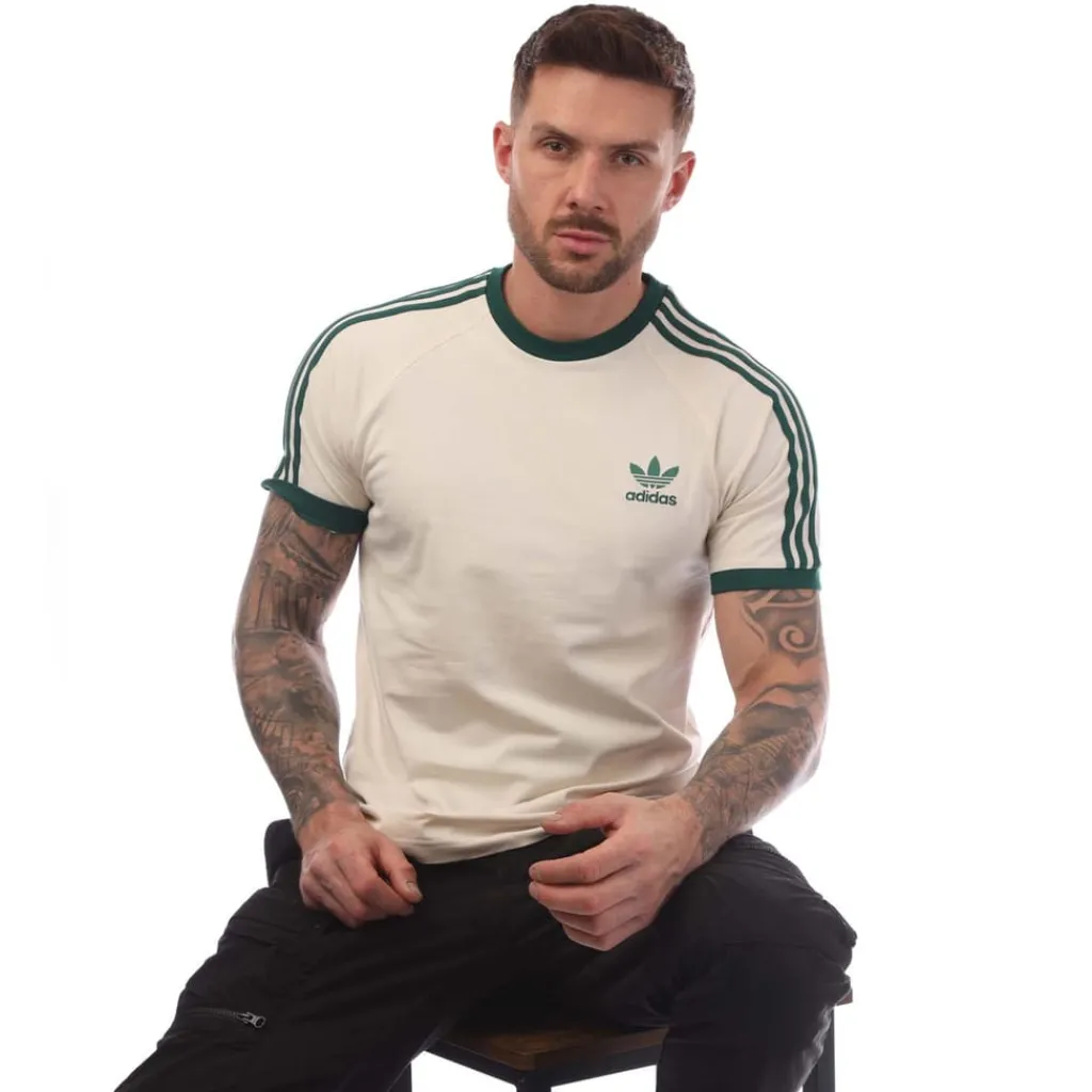 T-Shirts And Vests*adidas Originals 3-Stripes T-Shirt in White