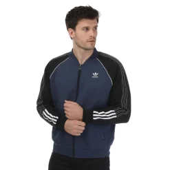 Sweatshirts|Tracksuits*adidas Originals Superstar Fleece Track Top in Navy