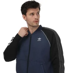 Sweatshirts|Tracksuits*adidas Originals Superstar Fleece Track Top in Navy