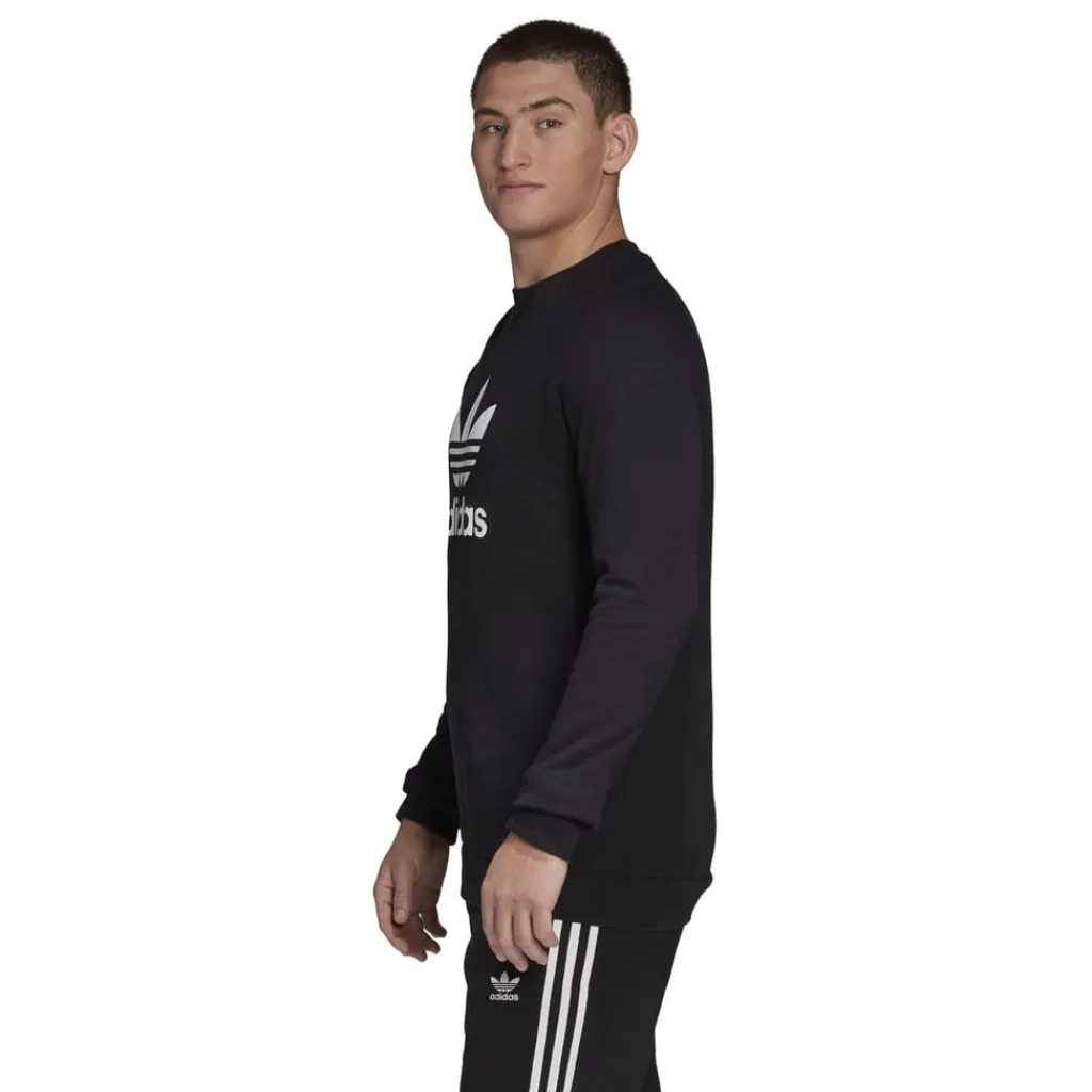 Sweatshirts*adidas Originals Trefoil Sweatshirt in Black