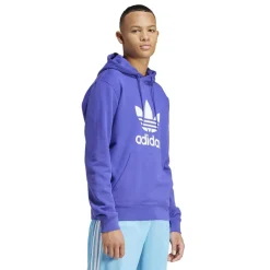 Hoodies*adidas Originals Trefoil Hoody in Blue