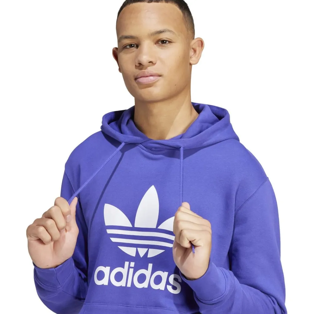 Hoodies*adidas Originals Trefoil Hoody in Blue