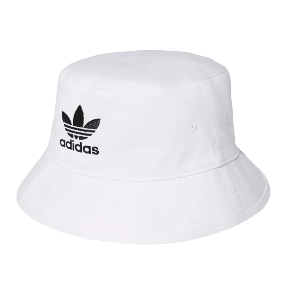 Caps-Hats*adidas Originals Trefoil Bucket Hat in White