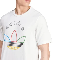 T-Shirts And Vests*adidas Originals Trefoil Graphic T-Shirt in White