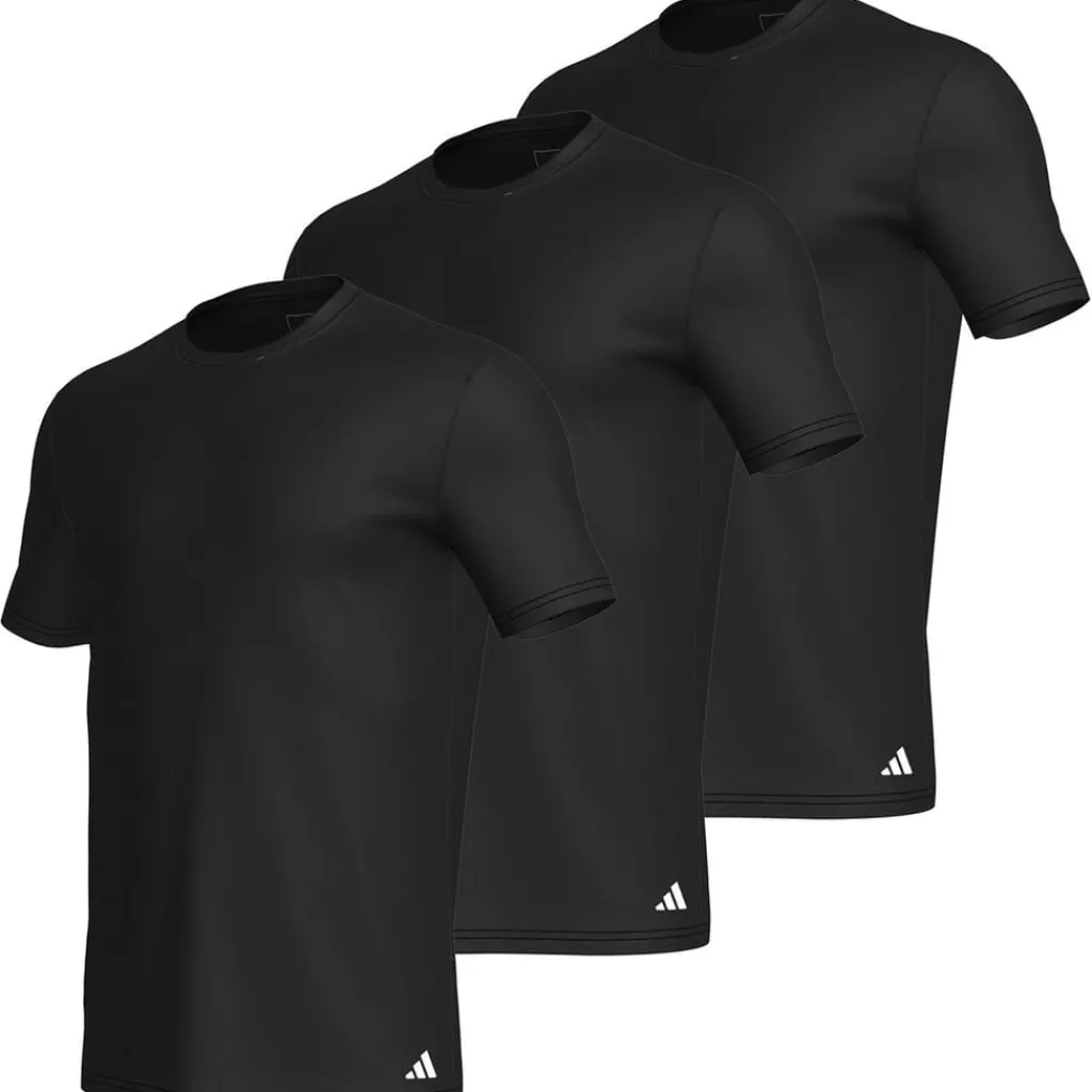 Fitness And Gymwear|Fitness And Gym Tops*adidas 3pk T-Shirts in Black