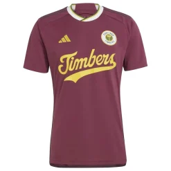Football And Rugby Clothing*adidas Portland Timbers Third Shirt 2024 2025 Adults in Red