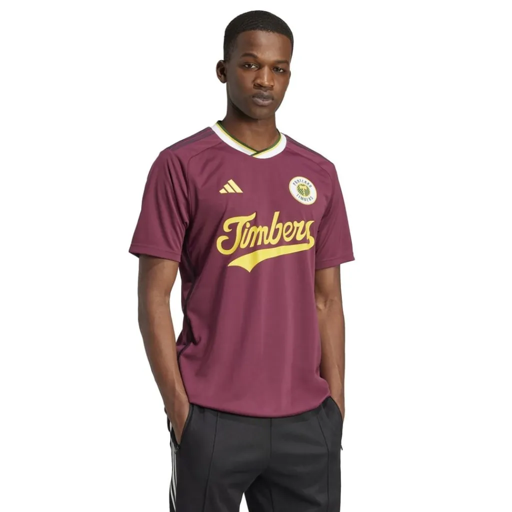 Football And Rugby Clothing*adidas Portland Timbers Third Shirt 2024 2025 Adults in Red