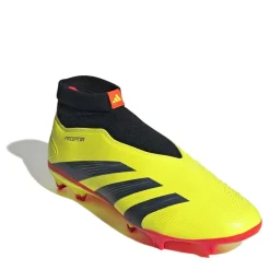 Football Boots*adidas Predator 24 League Laceless Firm Ground Football Boots in Yellow